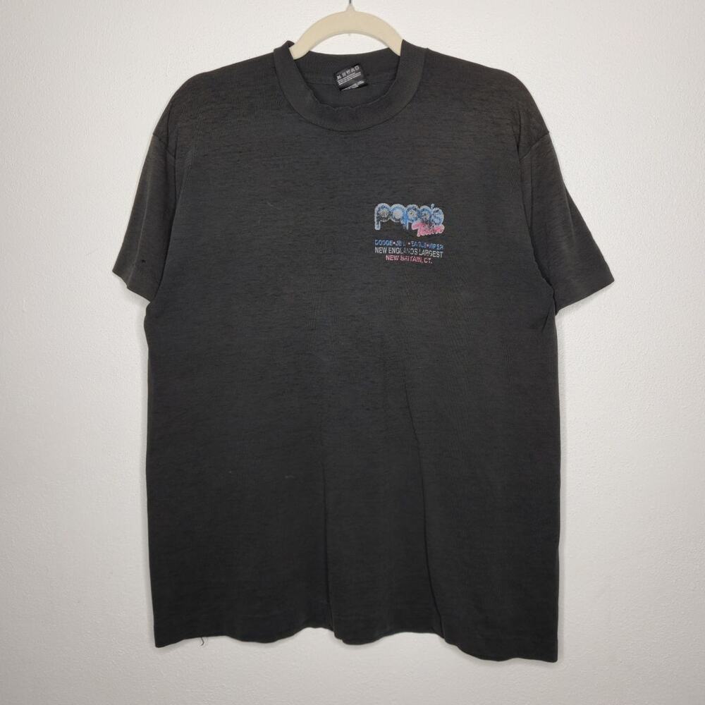 Vintage Burnout Worn Distressed Jeep Dodge Eagle Viper Car Dealership Black Shir